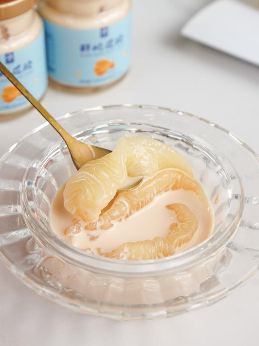 【鲜炖花胶】优选深海白鱼胶 4克/瓶添加量 去腥工艺 牛奶炖煮  0防腐 0添加 孕妇月子滋补 日常补充胶原蛋白 75g*6罐/箱 商品图5