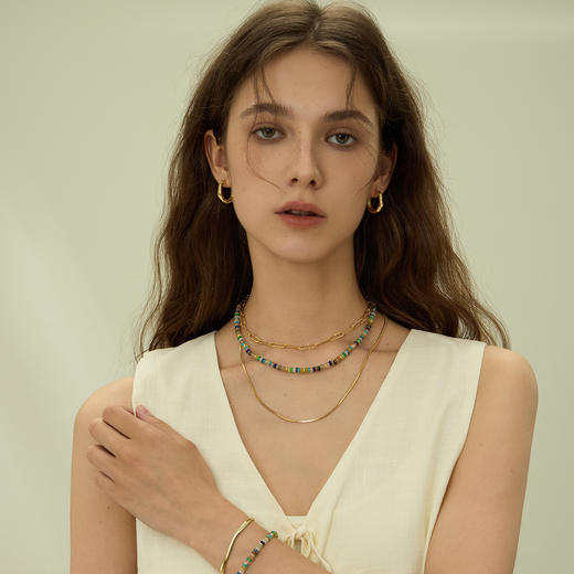 ARSIS｜自由搭配系列 方框Y字链 商品图2