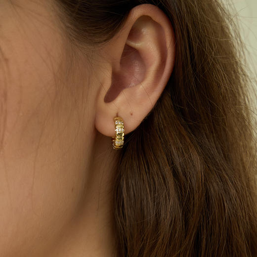 ARSIS｜自由搭配系列 蛇骨小耳扣 商品图5