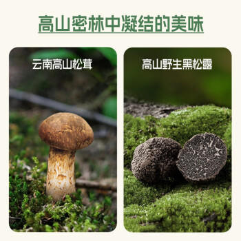 爷爷的农场黑松露松茸鲜100g儿童调味料菌菇提鲜赠婴儿宝宝辅食食谱 商品图1