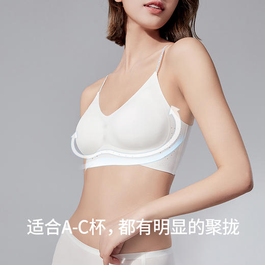 热卖！限时 99到手2件！ 法国利蜂/LOUIS ROYER 铂金冰肌女士内衣Bra 透气聚拢 5色可选 商品图4