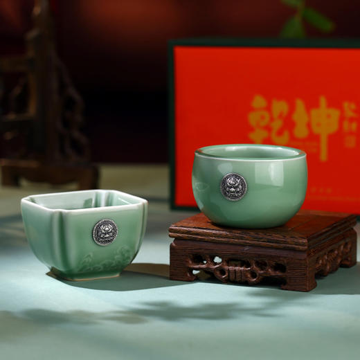 乾坤聚财对杯 商品图0