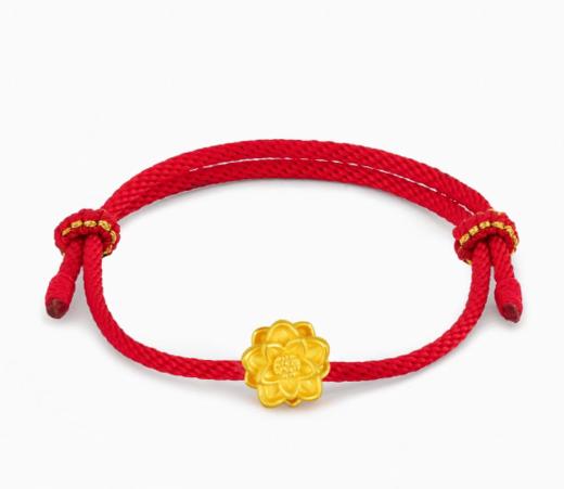 【周五线上福利秒杀688】老凤祥足金999黄金转运珠，黄金串珠diy。可自行到店自取编绳款式简易款式。快递发货默认红绳经典款。 商品图0