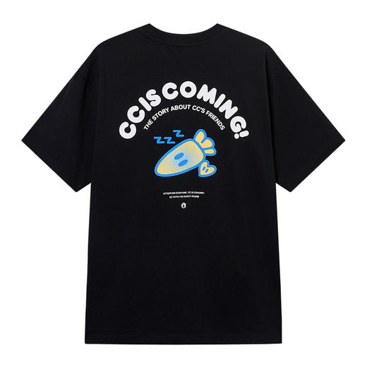 NPC潮牌CC胡萝卜【凉感冰皮】圆领短袖T恤男纯棉255克CC52TE07 商品图5