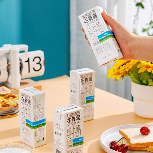 【光明&小西牛】青藏奶源盒装纯牛奶 全脂灭菌礼盒装纯牛奶 250ml*10盒/箱 商品图6