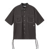 NPC潮牌天丝双口袋明线春夏百搭衬衫短袖薄款男士上衣NP34SH19 商品缩略图6