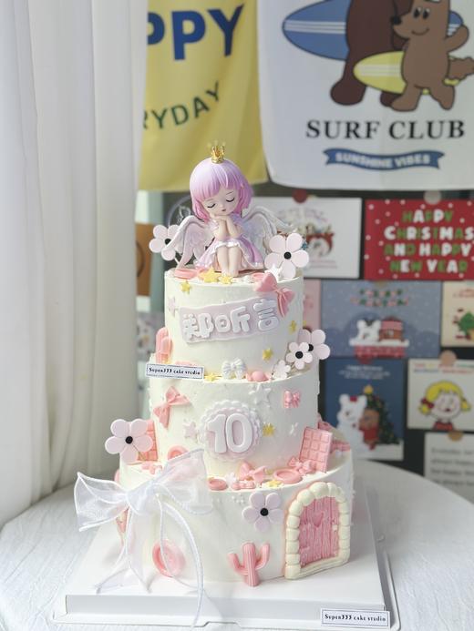 三层定制款蛋糕（需要打车配送，下单前提前联系客服） 商品图0