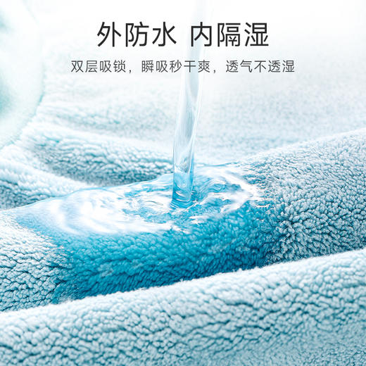 【曼龙严选】贝肽斯儿童洗漱巾宝宝洗脸刷牙防水围兜毛巾防湿神器四季多功能用 商品图3