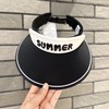 【儿童遮阳潮帽🌞】9cm超大檐防晒帽，轻便舒适不压头！男孩女孩都能秒变潮童👒✨韩版男童空顶帽 男孩女孩大檐字母太阳帽 商品缩略图5
