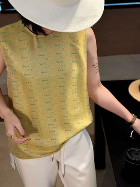 休闲——真丝提花背心