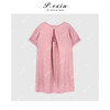 03-4潘依绣丁丁宠粉100%亚麻定染简约露背设计短袖连衣裙 W-63272 商品缩略图1