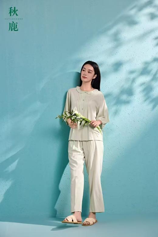 4F 秋鹿 梭织RC提花居服套装 商品图0