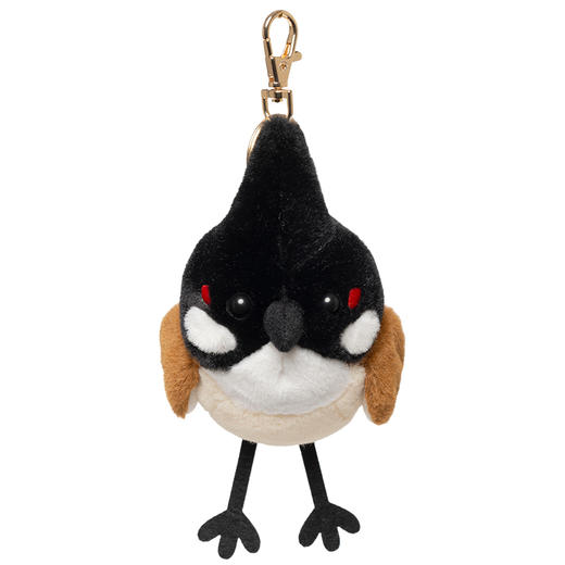 博物文创 啾儿白头鹎 毛绒玩具挂件 情人节日礼物 商品图6
