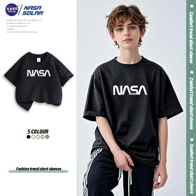 【破价到手仅39！】 NASA 2025夏季新款潮流字母印花童装半袖3006463