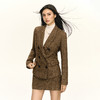 Ariseism 美式复古设计感毛呢西装外套短裙两件套套装女春秋新款 商品缩略图1