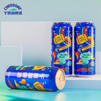 千島湖啤酒（CHEERDAY）乐享时光500ml*24罐整箱装清爽顺口 京东自营【店铺爆款】 商品图0