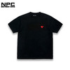 NPC潮牌李晨nic同款胸前小爱心发泡印花全棉短袖T恤情侣NP22TE77 商品缩略图1