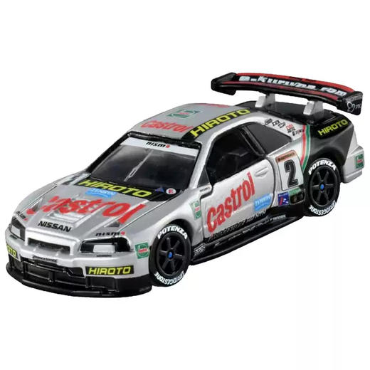 多美卡 旗舰版仿真车 TPR Nissan GT-R R34 Castrol HIROTO 223221 商品图1