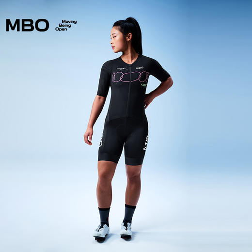 MBO女子短袖短裤连体服TC511  PRO竞速凉感短袖短裤连体服 25年春夏新款 (经销商专拍链接，非经销商拍单不发货) 商品图2
