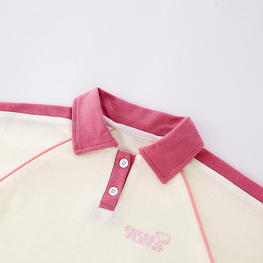 【清货中】史努比儿童夏季时尚休闲宽松运动翻领POLO衫短裤运动套装SZZD27 商品图4