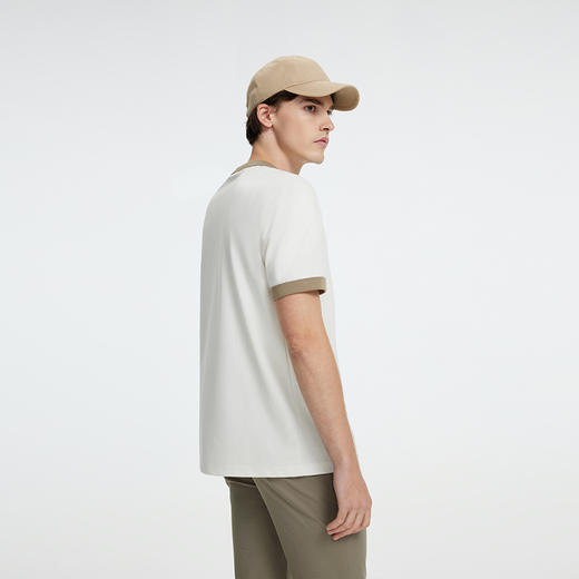 九牧王 旅途疗愈 夏标准版短袖T恤JT2D26410 商品图1