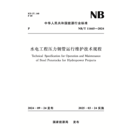 水电工程压力钢管运行维护技术规程（NB/T 11665—2024）