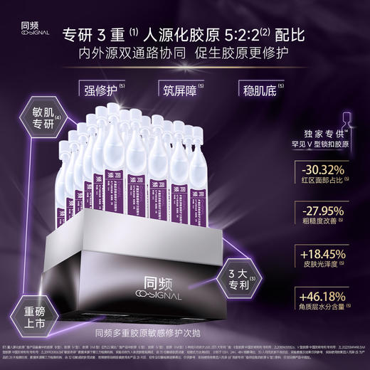 同频多重胶原敏感修护次抛精华 商品图0