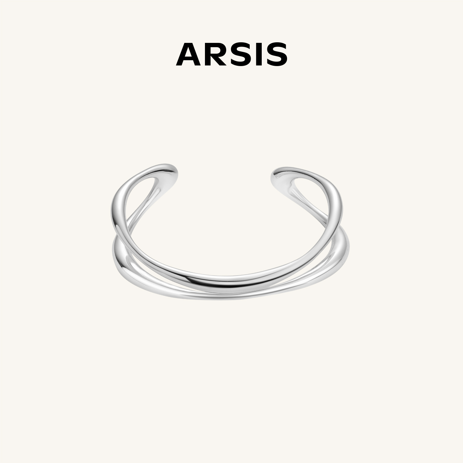 ARSIS｜流光系列 流线双层手镯