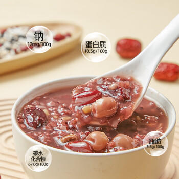 燕之坊 八宝粥米 2斤 早餐腊八粥 五谷杂粮红皮花生仁莲子红枣 商品图6