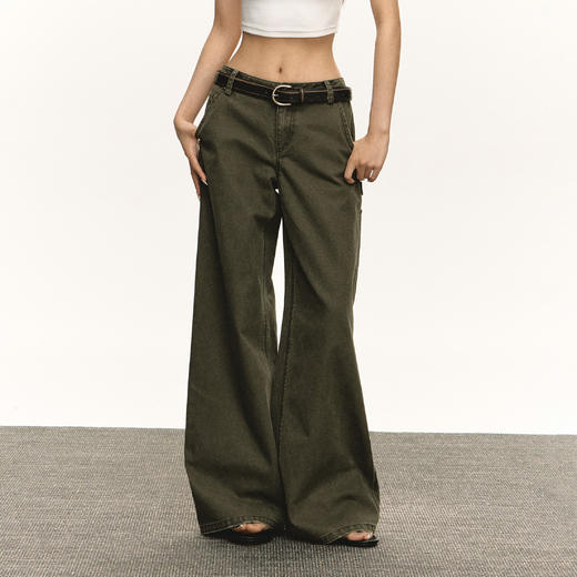 Ariseism 美式复古休闲裤女春秋新款长裤子 商品图0