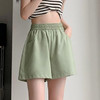 水洗工装短裤女夏季高腰宽松工装裤韩系百搭A字裤外穿薄款三分裤 商品缩略图3