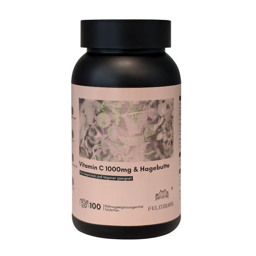 Felixburg维生素c1000mg玫瑰果片 100片/瓶 商品图3
