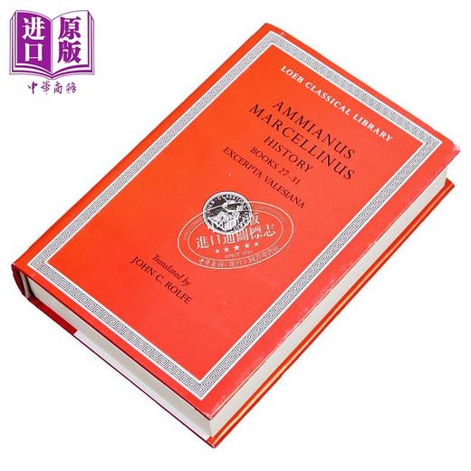 【中商原版】阿米阿努斯 马尔切利努斯 洛布古典丛书 原文拉英对照版  History 英文原版 Ammianus Marcellinus 哲学 商品图1