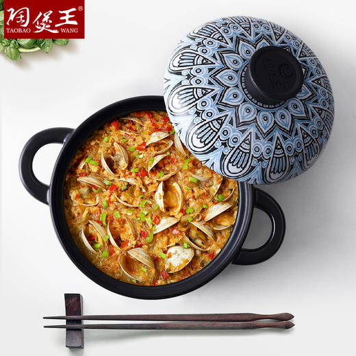 【﻿日风平煲】陶煲王日式砂锅炖锅家用燃气陶瓷煲汤锅石锅熬粥瓦罐煲汤小号沙锅 商品图7