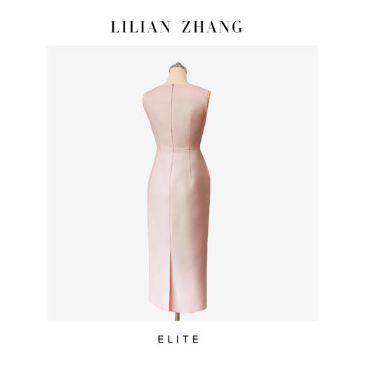 E“定制”——静奢风——风尚之选——婉约之美郁金香花苞连衣裙 2401241 商品图1