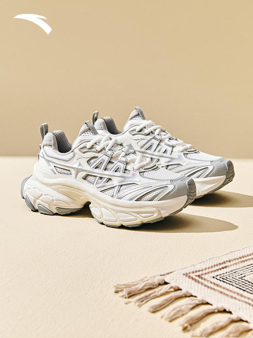 安踏扶摇丨厚底增高潮流老爹鞋女鞋2025夏季新款运动鞋122538898 商品图0