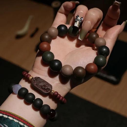 （两件至高立减148元）后辰·东方传统色香养手串，中国传统香气多巴胺首饰，腕间藏青山，呼吸皆自然 商品图10