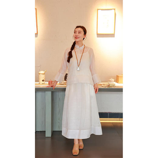 【2026东衣作】中式斜襟小衫（24810903空灵之秀） 商品图1