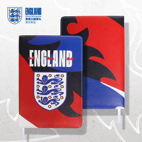 【官方正版】英格兰国家队 | 拼色笔记本PU封皮设计感文具周边