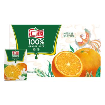 汇源100%橙汁整箱果汁健康饮料200ml*24盒囤货节日送礼宴请 商品图3