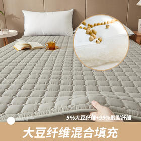 自然醒原棉大豆床褥垫酒店款可机洗保护垫家用床垫软垫铺床褥子防滑垫被单人宿舍床褥垫LN
