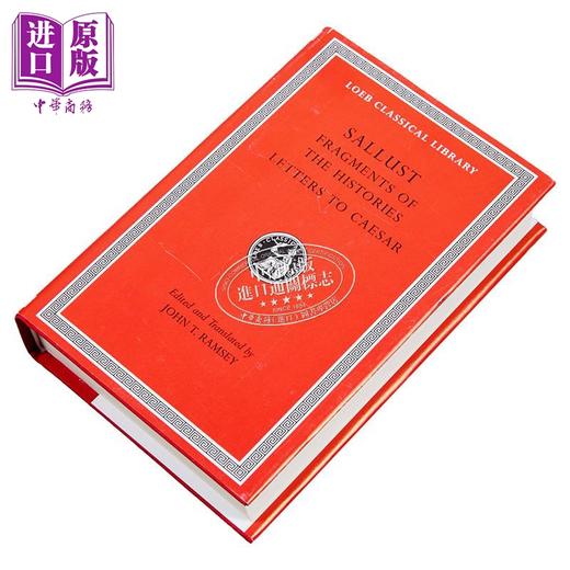 【中商原版】洛布古典丛书 撒路斯提乌斯 罗马史摘记之致恺撒的信 Fragments of the Histories	Sallust 拉英对照版 商品图1