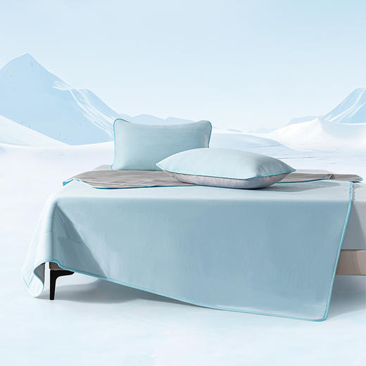 商超爆款【丝享冰泉高科技凉感Chill夏凉席】 A类标准面料 洁净舒适 可机洗水洗 便于清洁 商品图1