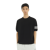 NPC潮牌袖口撞色条纹【混纺】针织短袖T恤男圆领垂感透气NP53TS20 商品缩略图5