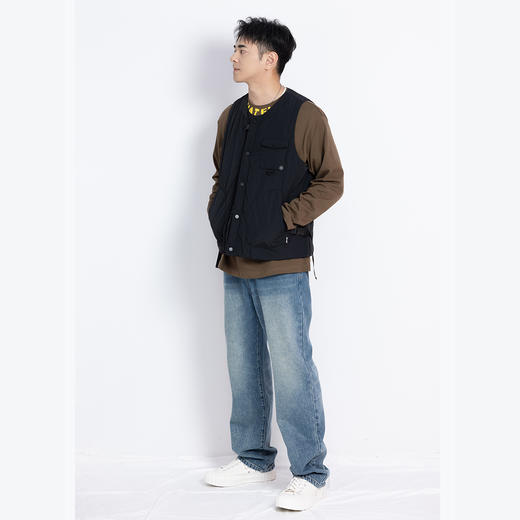 NPC潮牌领口印花圆领32支全棉卫衣舒适套头长袖秋冬上衣NP38TL07 商品图2