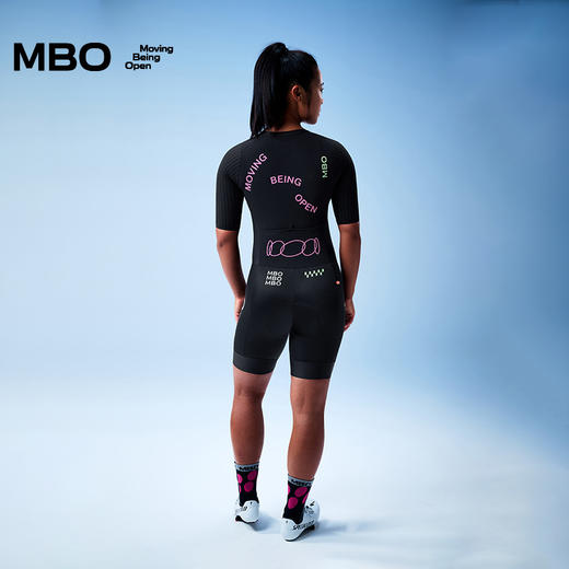 MBO女子短袖短裤连体服TC511  PRO竞速凉感短袖短裤连体服 25年春夏新款 (经销商专拍链接，非经销商拍单不发货) 商品图1