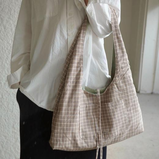 geemaa Tri Hobo 双面格纹流浪包 商品图0