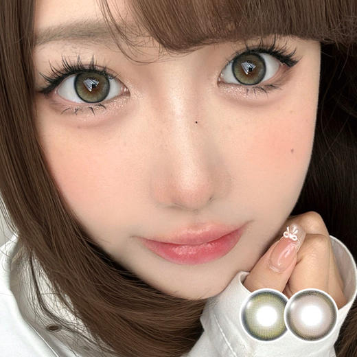 Ginomii / 小青柑/清甜法则 / 美瞳半年抛 /  2片入 / 14.2mm / 适中扩瞳 商品图1