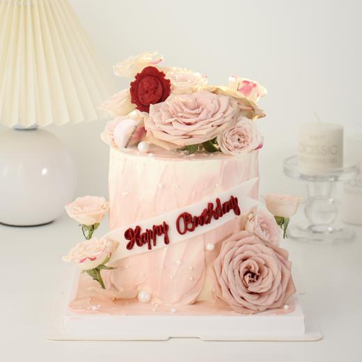 0675 “花团锦簇” 鲜花蛋糕（提前24小时预定） 商品图1