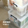 霜山透明直角收纳箱被子漫画书衣物整理箱玩具玩偶车载后备储物箱 商品缩略图1